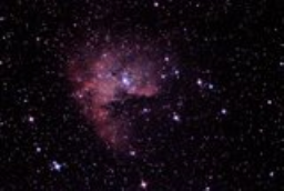 This nebula is named the Pacman nebula and you'll never guess why.
