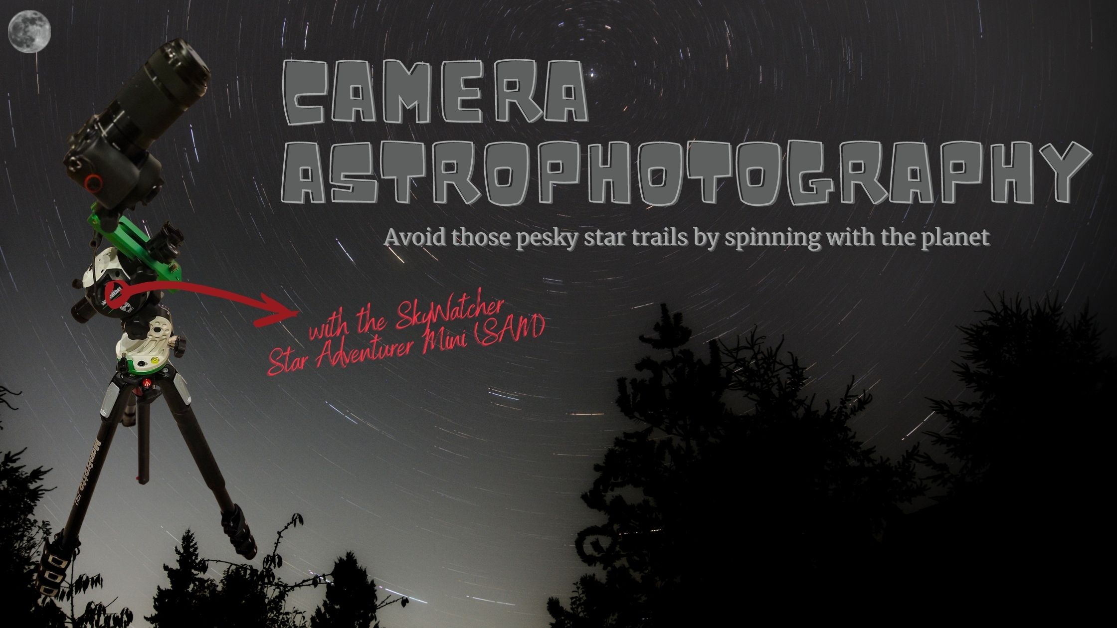 I recently purchased a SkyWatcher Star Adventurer Mini (SAM) to take longer exposures with my camera. I'll talk about what that all means and show you examples of what can be produced.