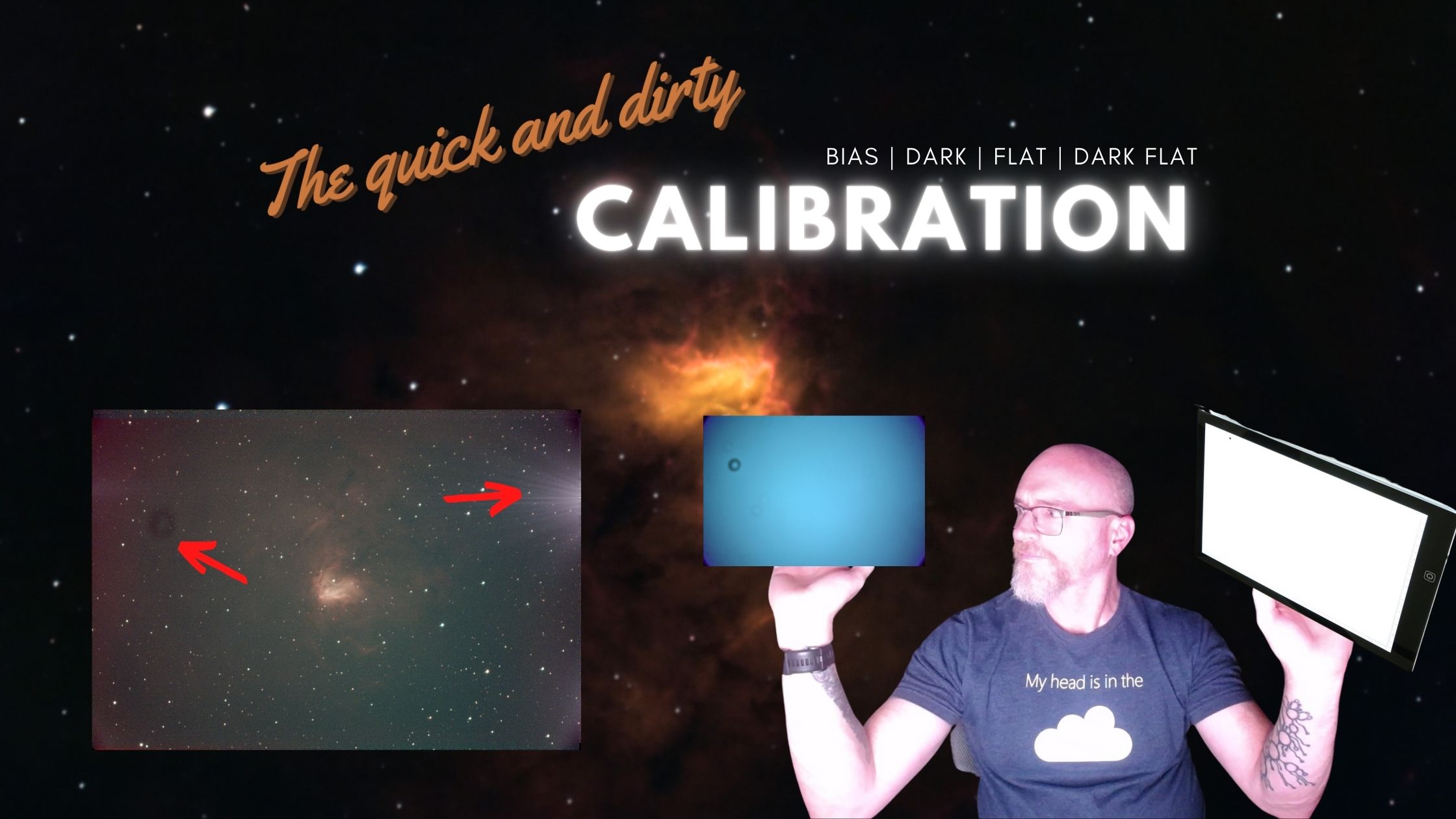 A very fast and high-level overview of what calibration frames are in astrophotography, why you care, and how you can get started. Includes a hands-on example with real photographs to show differences.