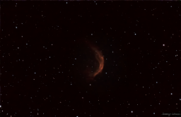 Some call it the prawn, but I prefer the Dolphin. A short capture of SH2-188, a planetary nebula in the constellation Cassiopeia.