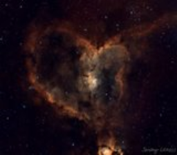A detailed look at the Heart Nebula.