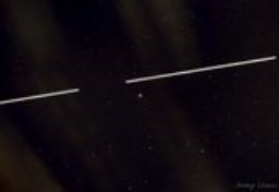 The International Space Station makes a transit past the bright star ξ Cyg.