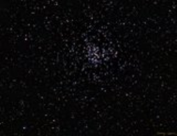 The 37th item in the Messier catalog is the open cluster NGC2099. It is visible in binoculars and shines at an apparent magnitude of 6.2. It resides in the constellation Auriga.