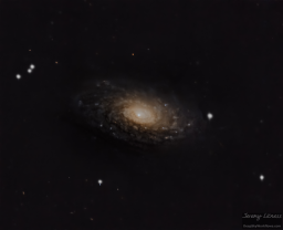 A close view of the Sunflower Galaxy.