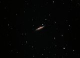 M82 is a starburst galaxy that contains one of the brightest pulsars known.
