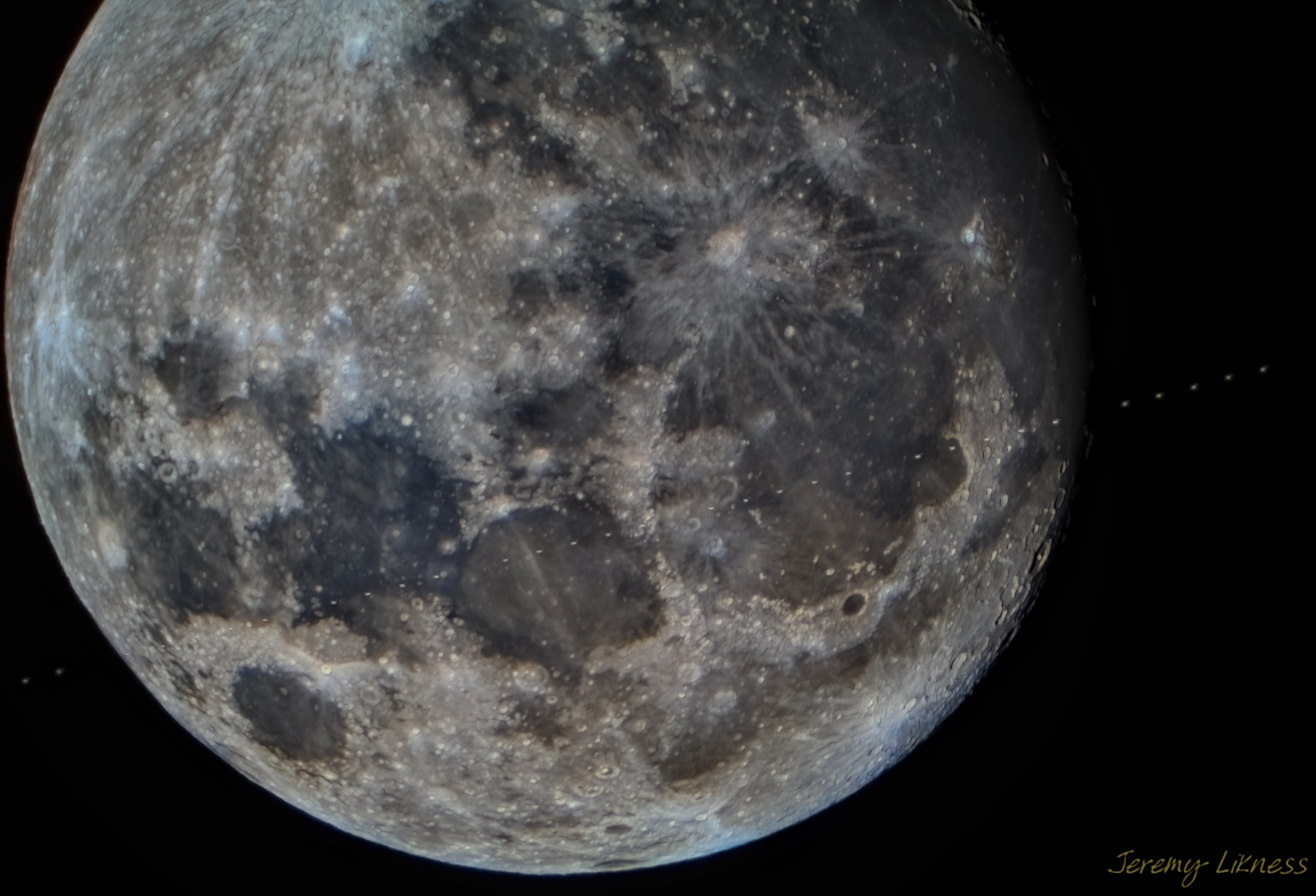 ISS Lunar transit