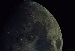 A closeup of the lunar edge.
