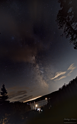 The Milky Way was so clear that night on Orcas Island that I was able to capture detail photos with a single exposure.