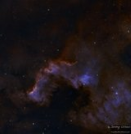 Another pass at processing the data for the North America Nebula.