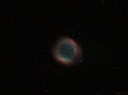 NGC7293 is the Helix Nebula, a planetary nebula about 600 - 700 light years from Earth. It's distinctive shape has given it the nicknames 'Eye of God' and 'Eye of Sauron.' From my location it never rises more than 30 degrees above the horizon so it was a tricky one to observe.