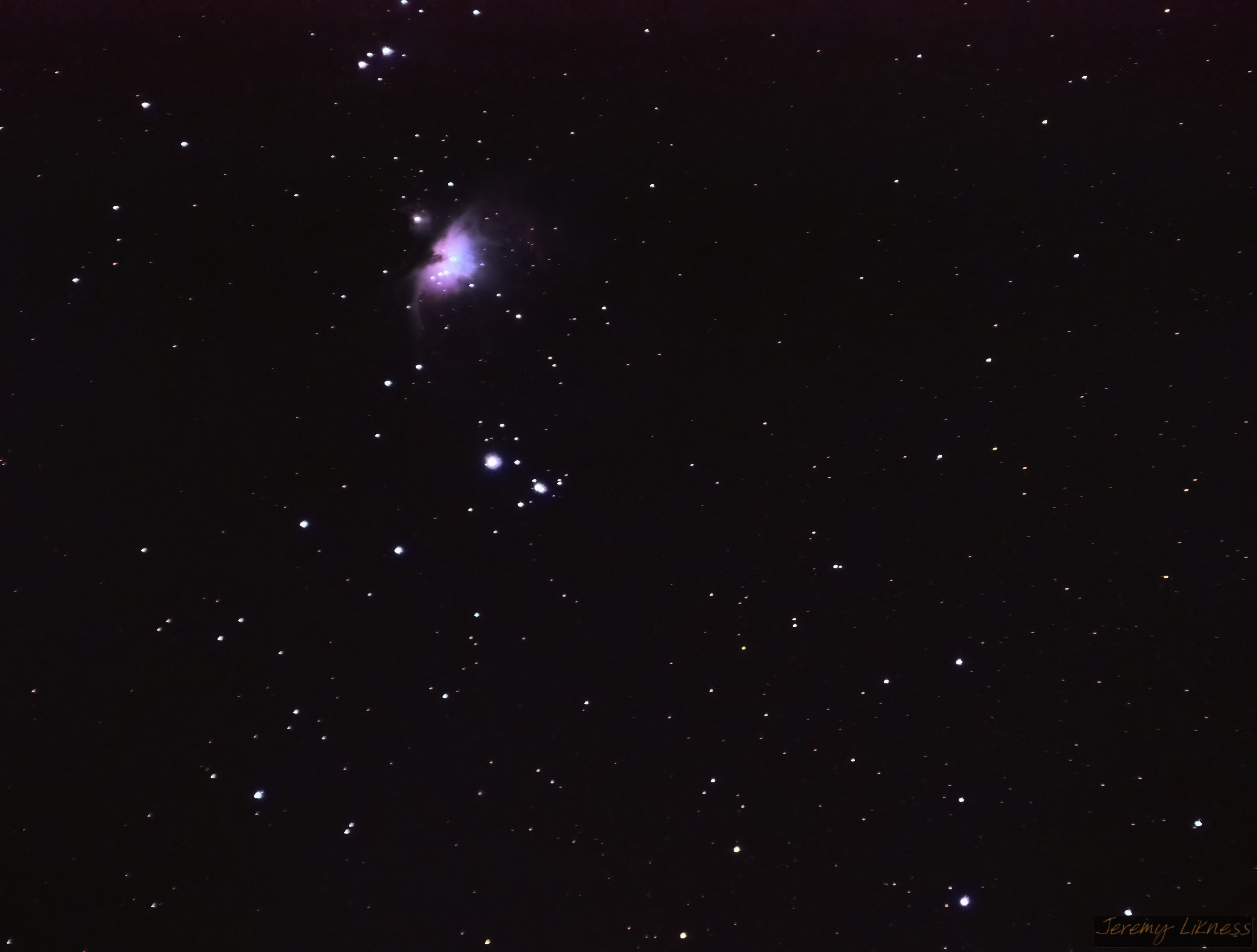 Orion Nebula at 210mm