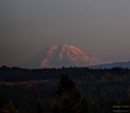 Just like the moon, I see Mt. Rainier often and can't resist. This was dusk last night as I was setting up for imaging.