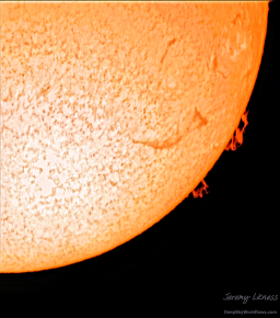 More solar activity - my second attempt at processing images from the telescope.