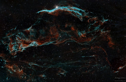 My latest image (as of summer 2023) of the Veil Nebula, a supernova remnant.