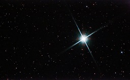 A bright star about 25 light years away.