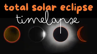 This is the full timelapse from all of my cameras during the eclipse, including my filtered Sony camera and the hydrogen alpha solar scope. Shot from Hot Springs, Arkansas.
